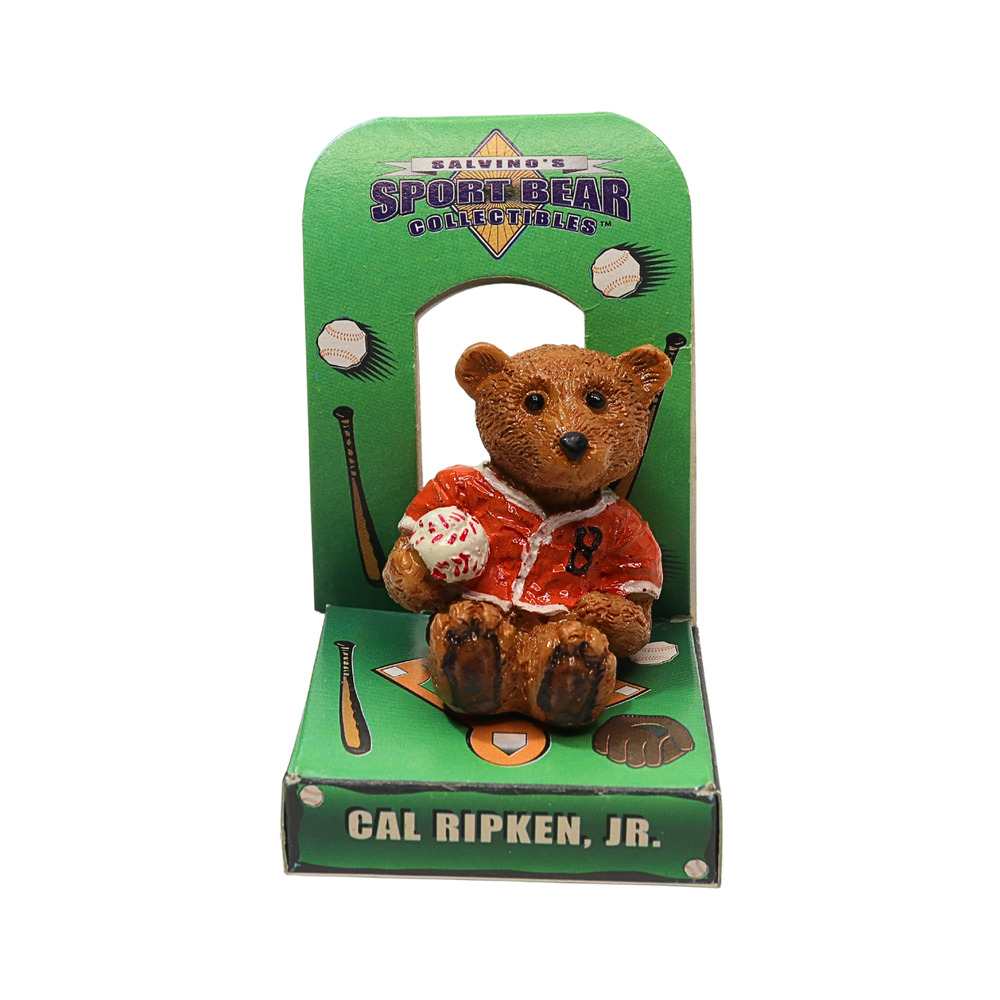 2000 Salvino's Sport Bear Collectibles Cal Ripken Jr. Miniature Bear Figure 1.5"